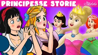 Biancaneve e 5 Principesse Storie  | Storie Per Bambini Cartoni Animati I Fiabe e Favole Per Bambini