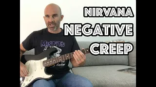 Negative Creep Nirvana Guitar Lesson + Tutorial