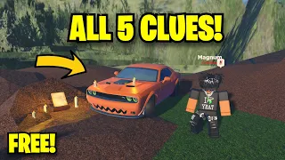 ALL 5 *CLUES* IN The Halloween Event Palm Shores Florida! (Roblox)