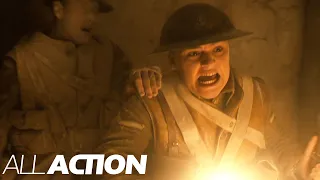 Booby Trapped German Trench | 1917 | All Action