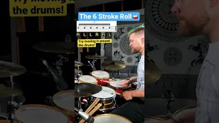 🥁How to play Six Stroke Rolls on drums!