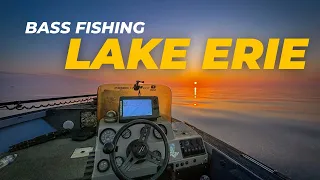 Targeting Shallow Water Spawning Bass! | Lake Erie Bass Fishing