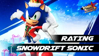 Sonic Forces Speed Battle: Rating SNOWDRIFT SONIC ❄️