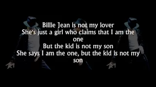 Michael Jackson - Billie Jean (lyrics) [HD]