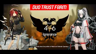 [Arknights] 4-6 Alternative Orirock and Trust Farm - 2 Snipers Only (Exusiai & Schwarz)