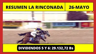 RESUMEN COMPLETO 👉 LA RINCONADA INH hoy Domingo 26 DE MAYO 2024