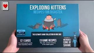 【Unbox】Exploding Kittens - Recipes for Disaster