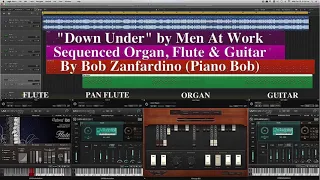 “Down Under” by Men At Work - Sequenced Organ, Flutes & Guitar Tracks by Bob Zanfardino (Piano Bob)