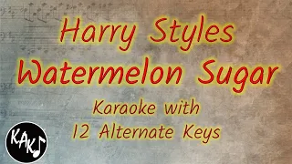 Watermelon Sugar Karaoke - Harry Styles Instrumental Original Lower Higher Female Key