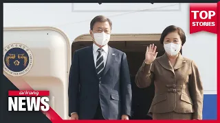 President Moon returns home after wrapping up Europe tour