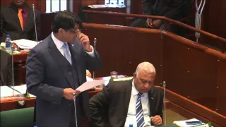 Fijian Attorney-General responds to question