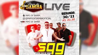 CORAÇÃO RADIANTE/COMPASSO DO AMOR/PRECISO TE AMAR - SQG no Programa Papo de Samba