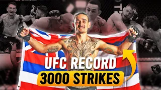 Every strike Max Holloway landed to break the UFC Strike Record