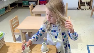A Glimpse into a Montessori Toddler Classroom