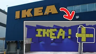 Building an Ikea, Inside of a Roblox Ikea (SCP 3008 Roblox)