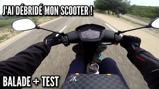 J'AI DÉBRIDÉ MON SCOOTER (TEST + BALADE)