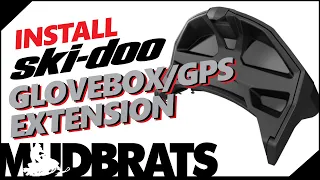 Install Ski-Doo Glovebox Extension / GPS Support (REV Gen4) #860201249 MXZ X-RS 850 600R