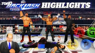 WWE BACKLASH HIGHLIGHTS! (Wrestling Empire Version)