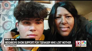 Neighbors go above and beyond for Rotterdam teen who lost mom to cancer