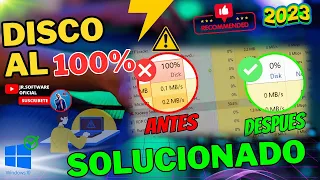 DISCO 100% DE USO Windows 10/ 11 | SOLUCIÓN DEFINITIVA 2023 ✅