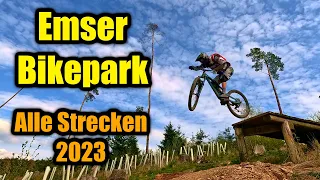 Emser Bikepark 2023 (Alle Strecken) | Tipps & Bewertung | [4K 60FPS] Pilots Preview #21