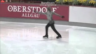 Nebelhorn Trophy 2014 Konstantin MENSHOV SP