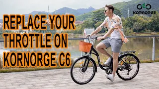 How to Replace the Throttle and Power Switch on a Kornorge C6 Electric Bike