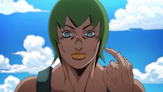 𝓣𝓱𝓪𝓽 Stone Ocean scene