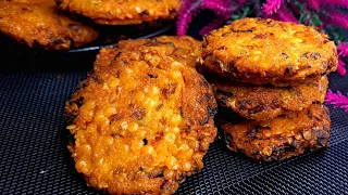 Incredible❗️These lentil patties are better than meat!High protein!Crispiest lentil recipe ever had