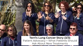Lung Cancer Patient Story: Meet Terri Conneran, Founder of KRAS Kickers  (Video 3/3)