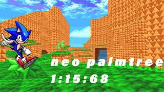 srb2 speedrun: neo palmtree zone as neo sonic 1:15:68