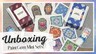 Gorgeous NEW PaintGem Mini Sets! Unboxing "Windows" and Tiles" Editions