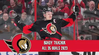 Brady Tkachuk (#7) ALL 35 GOALS 2023