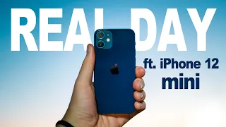 iPhone 12 mini - Real Day in The Life Review ! (Battery & Camera)