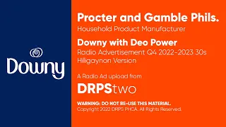 Downy with Deo Power Radio Ad Q4 2022-2023 30s (Hiligaynon Version)