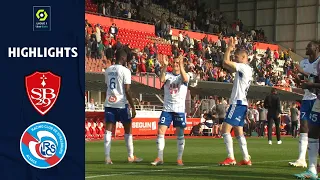 STADE BRESTOIS 29 - RC STRASBOURG ALSACE (0 - 1) - Highlights - (SB29 - RCSA) / 2021-2022