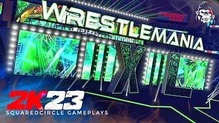 Wrestlemania 40 2024 Modded Arena w/ Entrances Ft. Roman Reigns, Cody Rhodes | New WWE 2K23 Mods