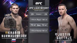 Бой Хабиб Нурмагомедов против Джастин Гейджи / Khabib Nurmagomedov vs Justin Gaethje UFC 254