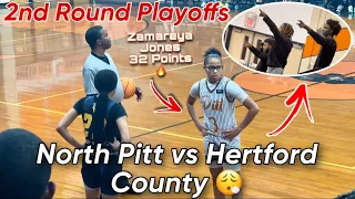 Zamareya Jones leads North Pitt against Hertford County in 2nd Round of Playoffs 😮‍💨