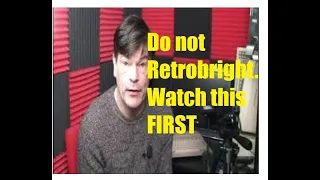 Do not Retrobright -  Watch this first