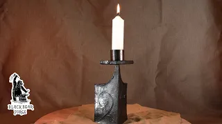 Contemporary Angle Iron Candle holder