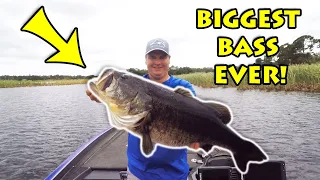 I CAUGHT THE BIGGEST BASS OF MY LIFE! -  DOUBLE DIGIT Largemouth Bass