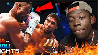 KNOCKOUT | Anthony Joshua vs. Francis Ngannou Fight Highlights REACTION