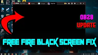 Free Fire New OB28 Update Black Screen Problem Fix For All