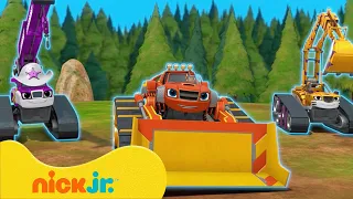 Blaze e le Mega Macchine | Il meglio delle trasformazioni della squadra di costruzione 🏗️ | Nick Jr.