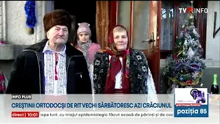 Creștinii ortodocși de rit vechi sărbătoresc astăzi Crăciunul