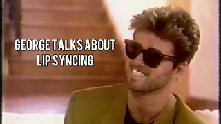 George Michael on Lip Syncing (MTV 1990)