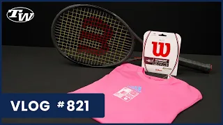 adidas World tennis T-Shirt, Wilson Pro Staff/NXT String Deal & Vintage Wood Racquets - VLOG 821