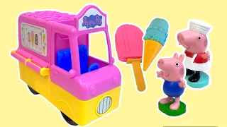 New PEPPA Pig Ice Cream Playset PLAY-DOH Toy Opening!