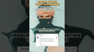 PENAKUT JANGAN COBA COBA!!!!!! amalan pembuka mata batin ||cara membuka mata batin#shorts